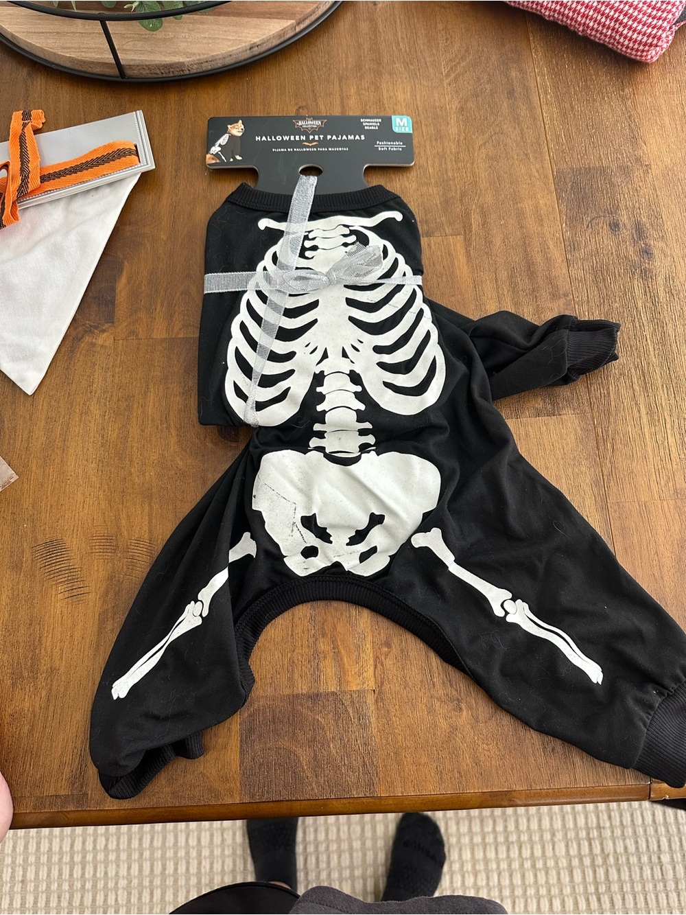 Halloween Pet Pajamas - Black Skeleton